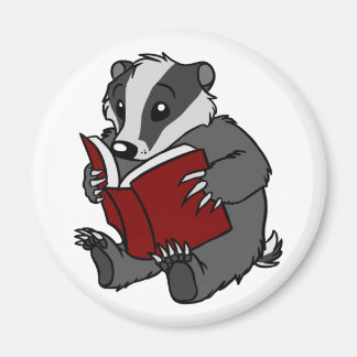 Reading Badger - Magnet