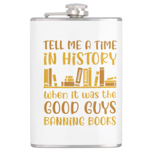 Reading Banned Books Reader Read Banned Books For Hip Flask