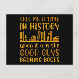 Reading Banned Books Reader Read Banned Books For  Holiday Postcard