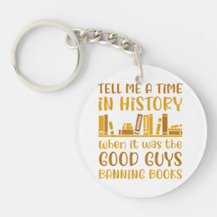 Reading Banned Books Reader Read Banned Books For  Key Ring