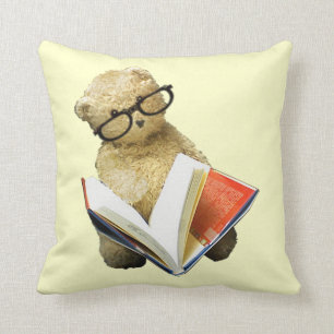 Reading Bear Pillow