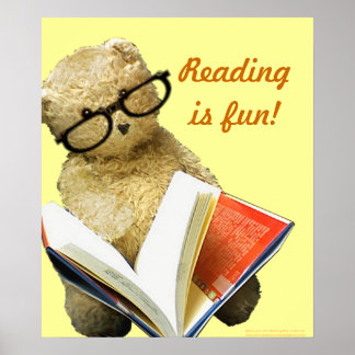 Reading Bear - poster