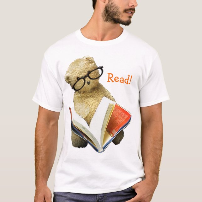 Reading Bear - t-shirt (Front)