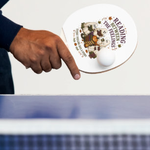 Reading Between The Feelings Ghost Readers Ping Pong Paddle