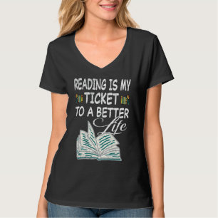 Reading Book Literature Library Books Readers Are T-Shirt