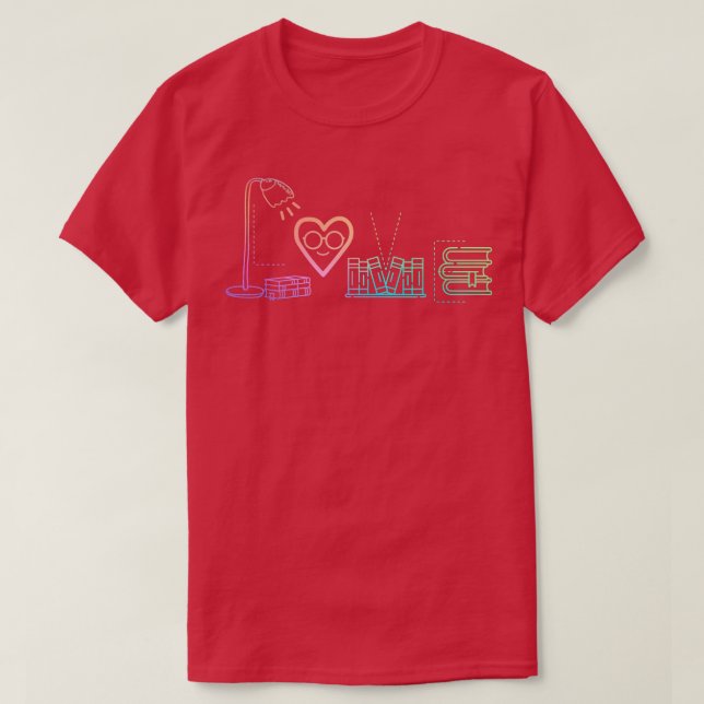 Reading Book Lover Abibliophobia Bookworm Reader B T-Shirt (Design Front)