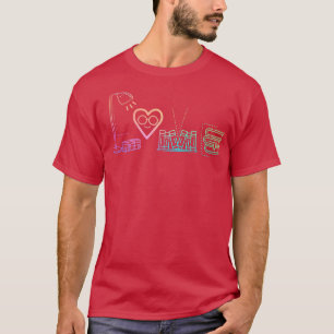 Reading Book Lover Abibliophobia Bookworm Reader B T-Shirt