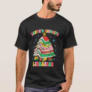 Reading Book Lover Christmas Xmas Santa s Favourit T-Shirt