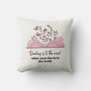READING BOOKS CUSHION