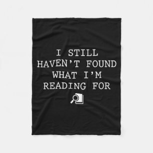 Reading books funny men women kids book lover fleece blanket