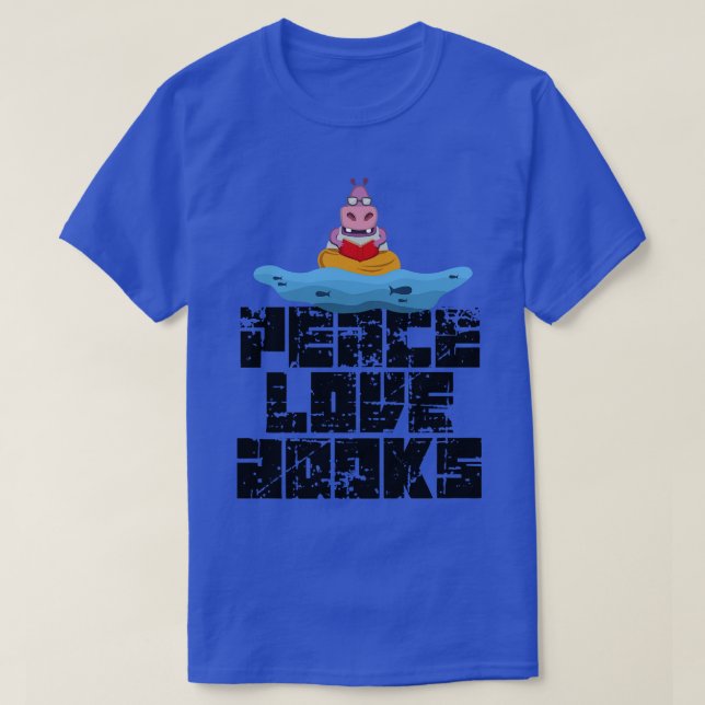 Reading Books Gift T-Shirt (Design Front)