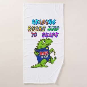 Reading Books Help To Shape Minds Bath Towel