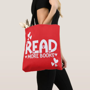 Reading Books Love  Tote Bag