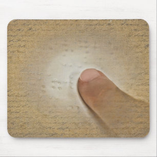 Reading Braille Mouse Mat