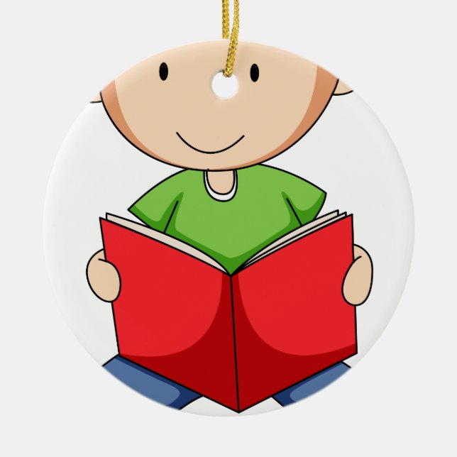 Reading Ceramic Tree Decoration (Front)