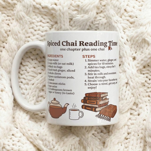 Reading Chai Ritual Spiced Recipe Coffee Mug (Creator Uploaded)