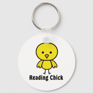 Reading Chick Key Ring