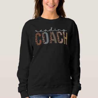 Reading Coach Leopard Appreciation For Women For Sweatshirt
