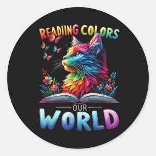 Reading Colours Our World 2025 Reading Book Classic Round Sticker