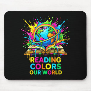 Reading colours our world space astronaut mouse mat