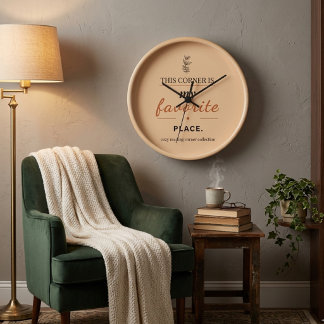 Reading Corner Analogue Clock