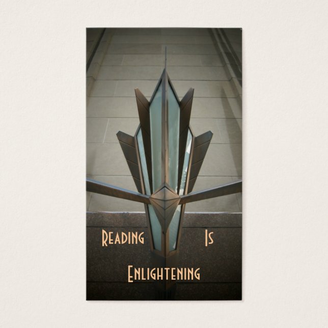 Reading Deco Bookmark (Front)