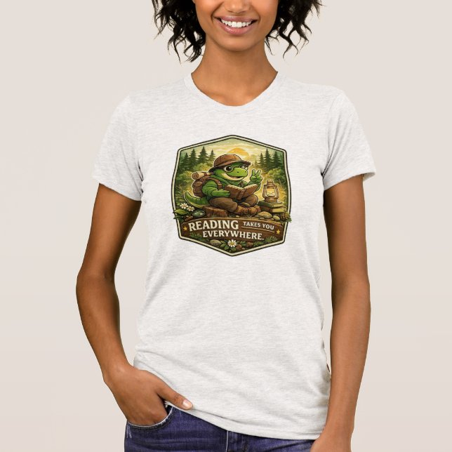 Reading Dino T-Shirt (Front)
