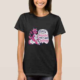 Reading Dragon On A Unicorn Mythical Creature T-Shirt