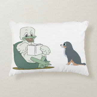 Reading Duck Decorative Cushion