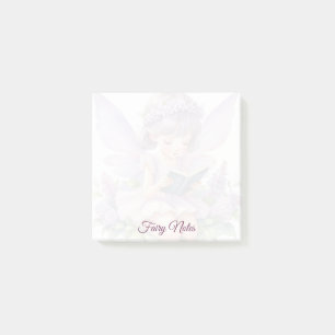 Reading Fairy Pastel Personalized Post-it Notes