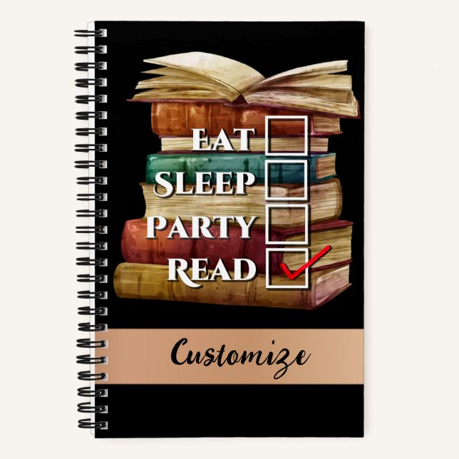 Reading First Custom Notebook (Front)