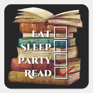 Reading First Square Sticker