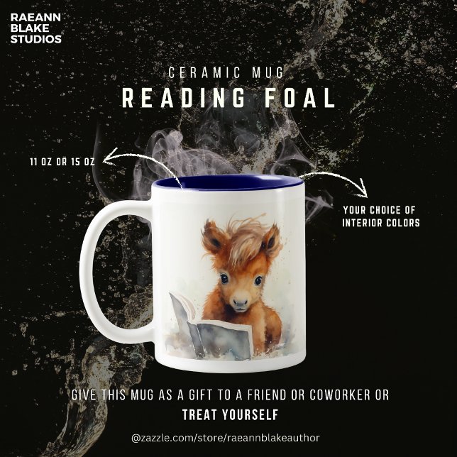 Reading Foal Ceramic Mug (Creator Uploaded)