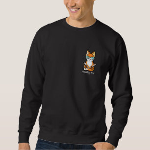 Reading Fox Books Fox Reading Rat Literature Libr Sweatshirt