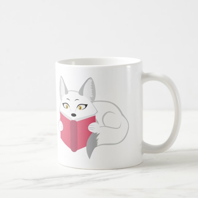 Reading Fox Coffee Mug (Right)