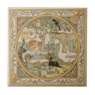 Reading Fun Ceramic Tile