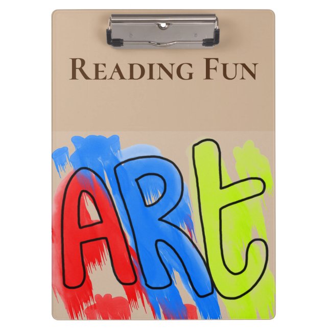 Reading Fun Clipboard (Front)