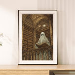 Reading Ghost Vintage Antique Books Library Art Poster<br><div class="desc">2:3 Ratio. Add a spooky charm to your space with this vintage-style "Reading Ghost" poster,  featuring an antique library filled with timeless books. Perfect for book lovers and ghost story enthusiasts,  this whimsical art brings a touch of mystery and nostalgia to any room.</div>