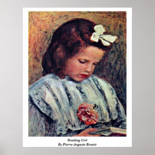 Reading Girl By Pierre-Auguste Renoir Poster