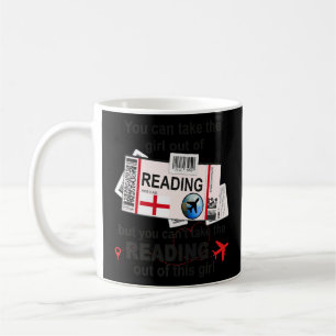 Reading Girl  Reading Boarding Pass  Reading  Coffee Mug