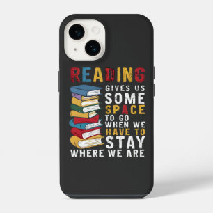Reading Gives Us Some Space To Go Funny Saying iPhone 14 Case