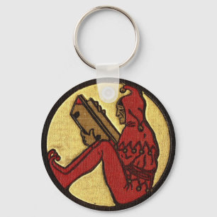 reading gnome key ring