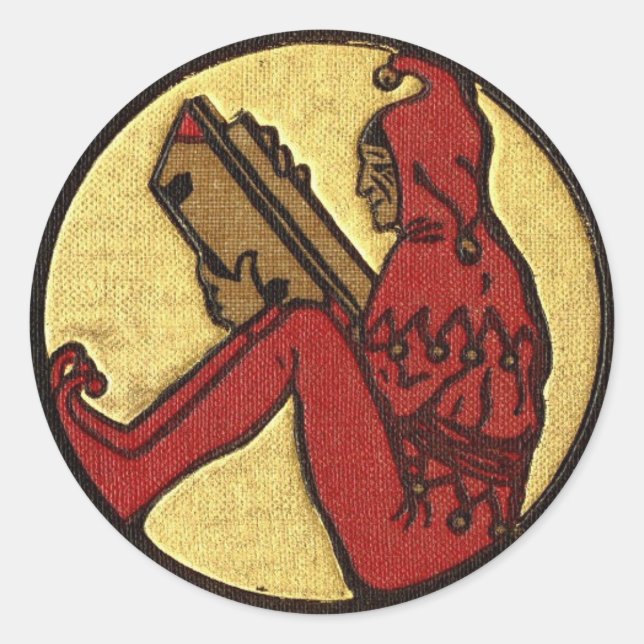 Reading Gnome Sticker (Front)