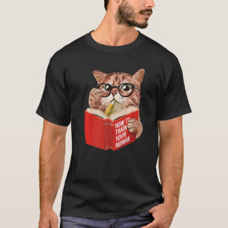 Reading Graphic Cat Cat Owner Pets Animal Cats T-Shirt