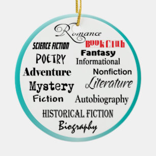 Reading Group So Many Choices Ceramic Tree Decoration