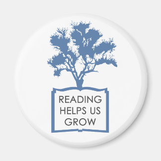 Reading Helps Us Grow Magnet