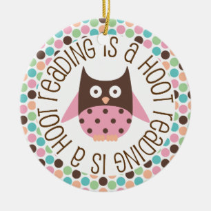 Reading Is A Hoot Ornament