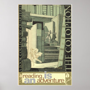 Reading is an Adventure Poster