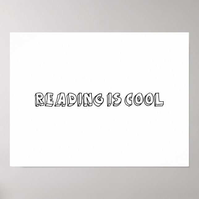 Reading is Cool Poster (Front)