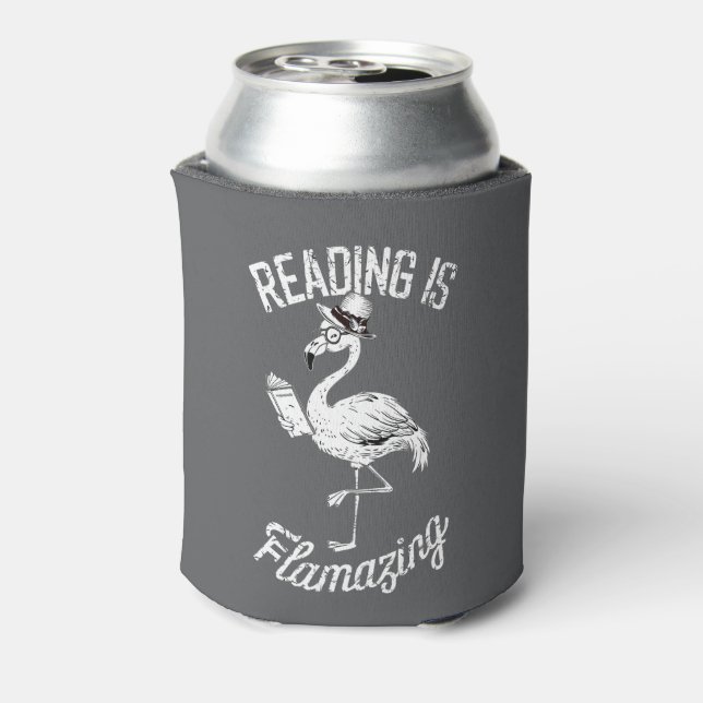 Reading Is Flamazing Can Cooler (Can Back)